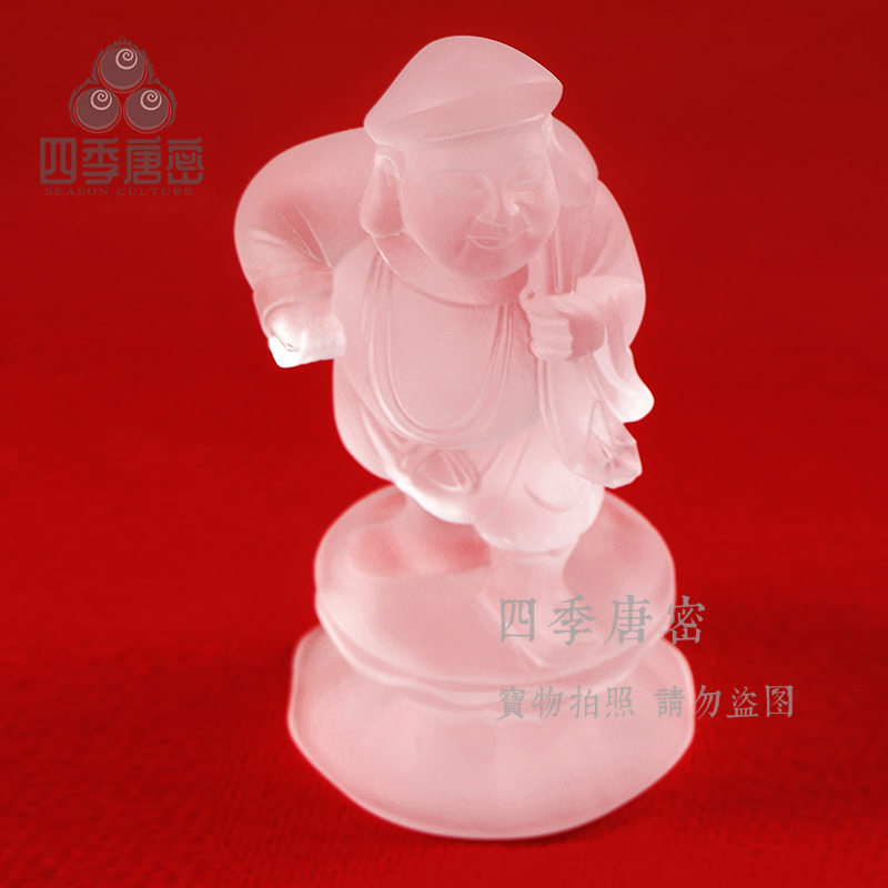 四季唐密 真言宗琉璃佛像 金刚拳大黑天财神 白光琉璃